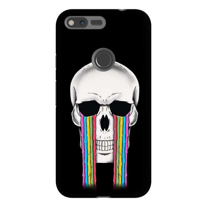 Pixel XL StrongFit Skull Crying by Coffee Man