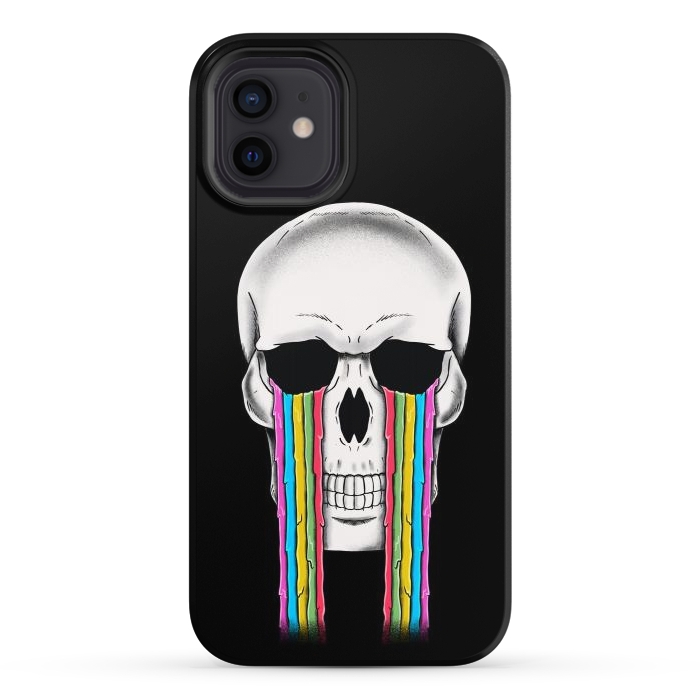 iPhone 12 StrongFit Skull Crying por Coffee Man