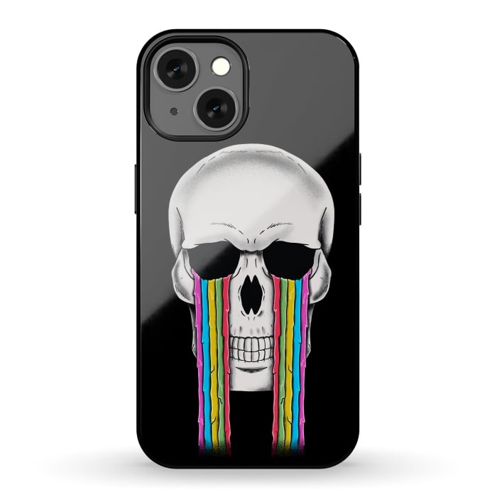 iPhone 13 StrongFit Skull Crying por Coffee Man