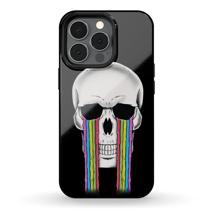 iPhone 13 pro StrongFit Skull Crying by Coffee Man