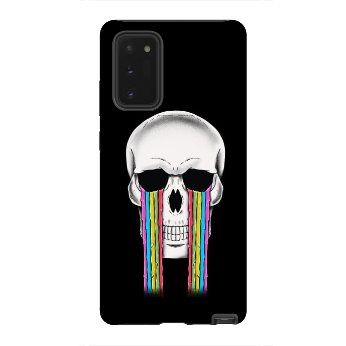 Galaxy Note 20 StrongFit Skull Crying by Coffee Man