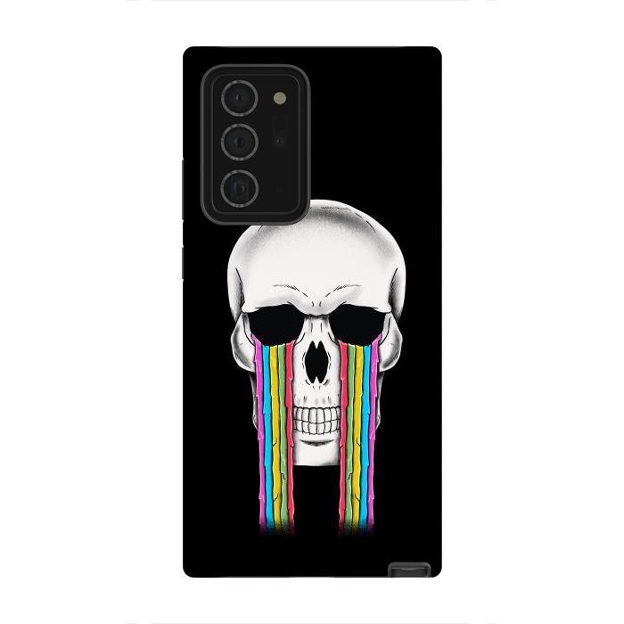 Galaxy Note 20 Ultra StrongFit Skull Crying by Coffee Man