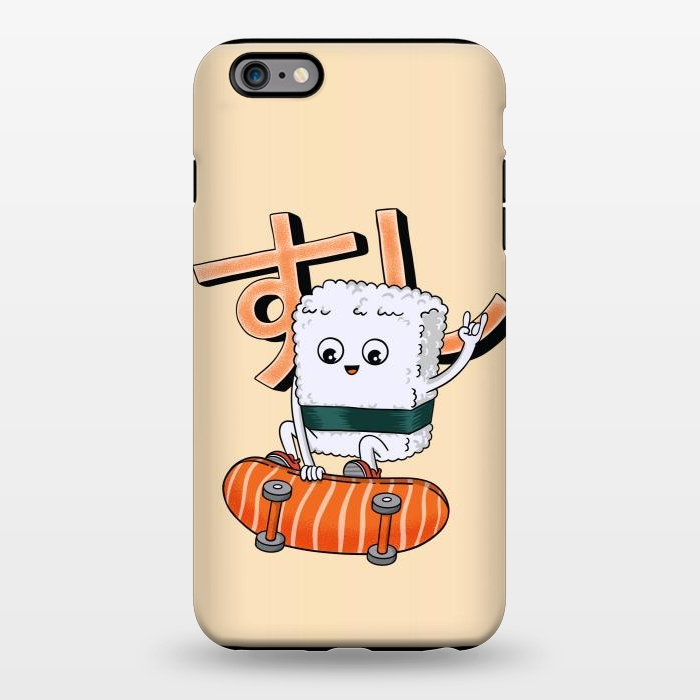 iPhone 6/6s plus StrongFit Sushi and skateboard by Coffee Man