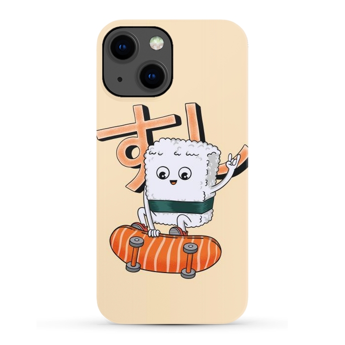iPhone 13 SlimFit Sushi and skateboard by Coffee Man