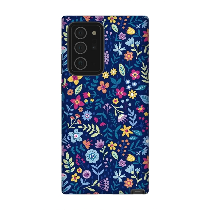 Galaxy Note 20 Ultra StrongFit Multicolor Beautiful Flowers  by ArtsCase
