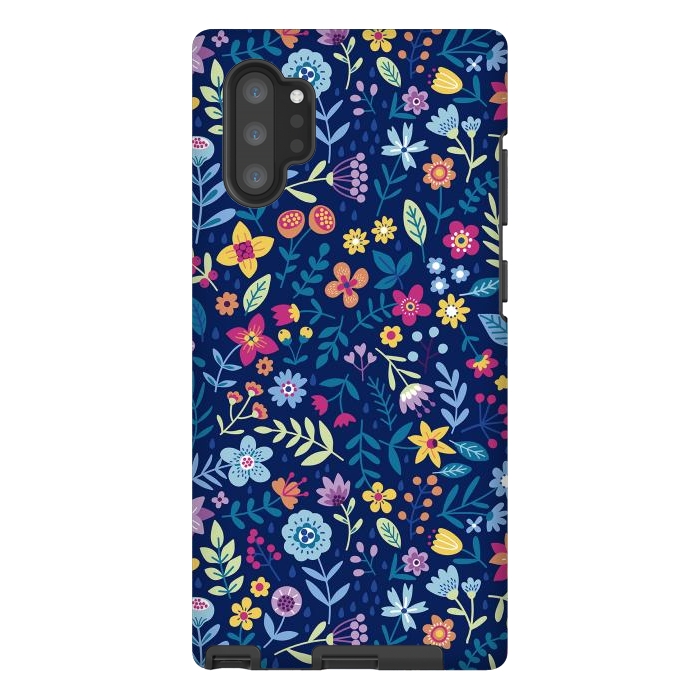 Galaxy Note 10 plus StrongFit Multicolor Beautiful Flowers  by ArtsCase