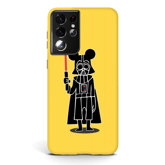 Galaxy S21 ultra StrongFit Darth Vader Mouse Mickey Star Wars Disney by Alisterny