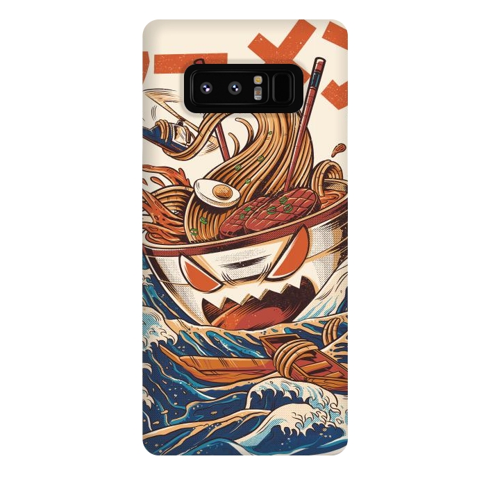 Galaxy Note 8 StrongFit The Great Ramen off Kanagawa by Ilustrata