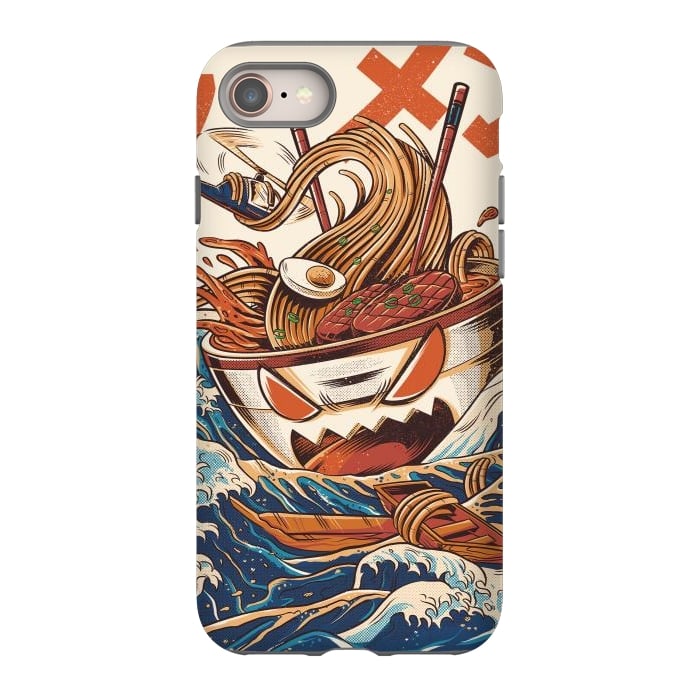 iPhone SE StrongFit The Great Ramen off Kanagawa by Ilustrata