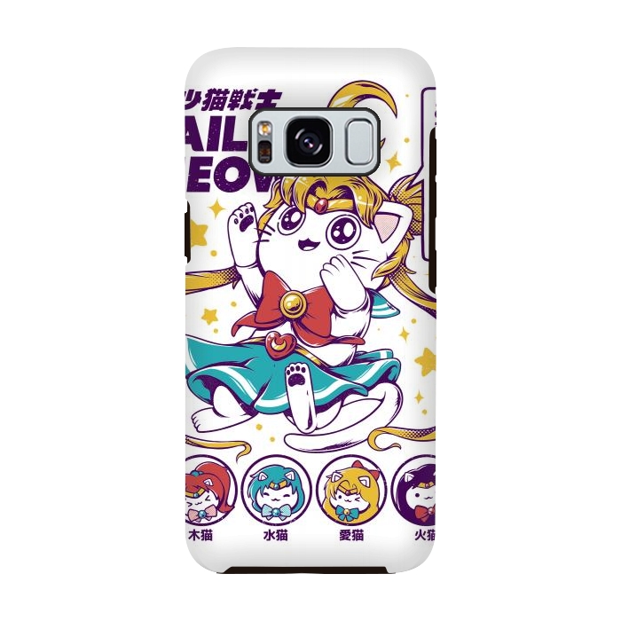 Galaxy S8 StrongFit Sailor Meow by Ilustrata