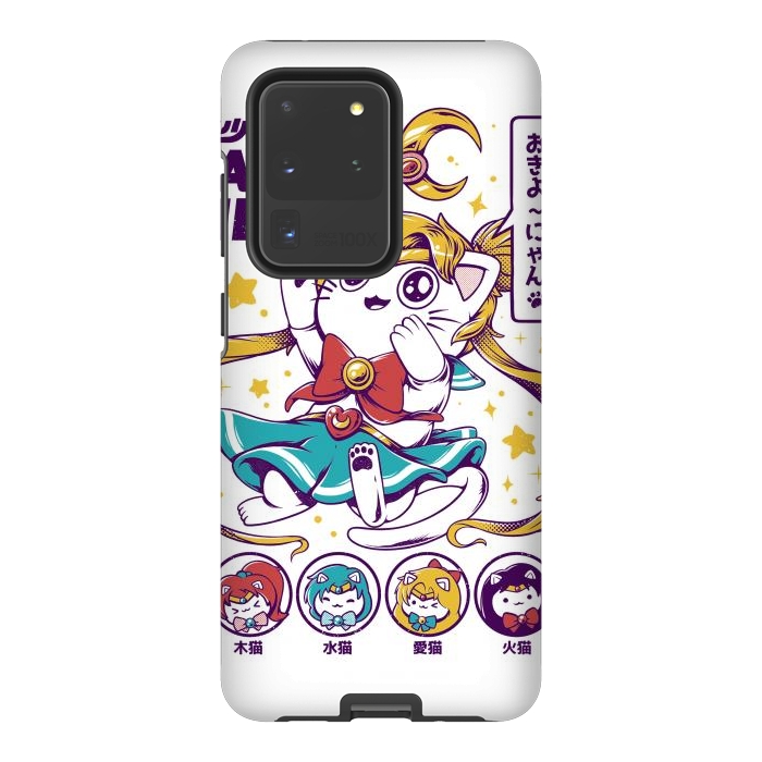 Galaxy S20 Ultra StrongFit Sailor Meow by Ilustrata