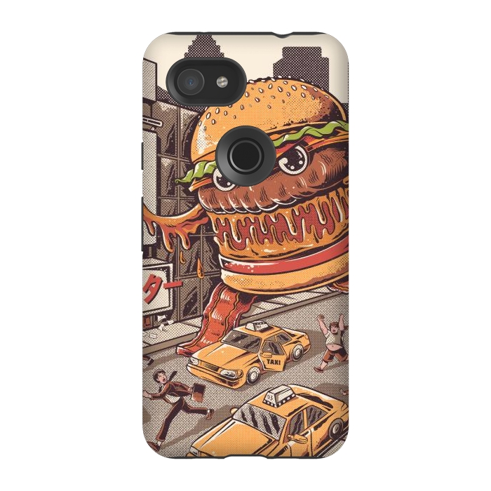 Pixel 3A StrongFit Burgerzilla by Ilustrata