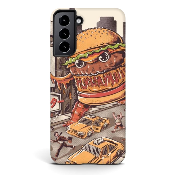 Galaxy S21 StrongFit Burgerzilla by Ilustrata