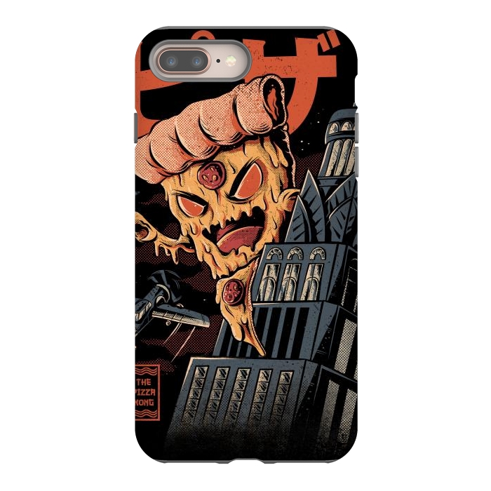iPhone 7 plus StrongFit Pizza Kong by Ilustrata