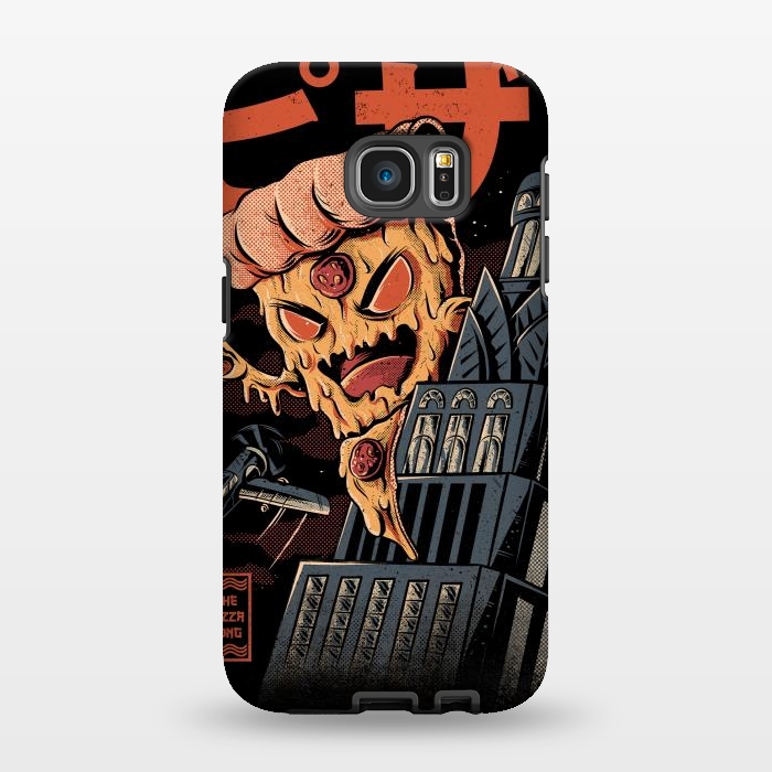 Galaxy S7 EDGE StrongFit Pizza Kong by Ilustrata