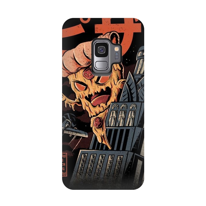 Galaxy S9 StrongFit Pizza Kong by Ilustrata