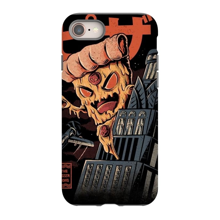 iPhone 8 StrongFit Pizza Kong by Ilustrata