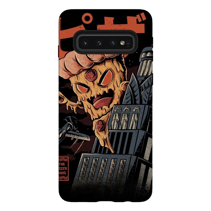 Galaxy S10 StrongFit Pizza Kong by Ilustrata