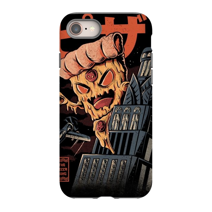 iPhone SE StrongFit Pizza Kong by Ilustrata