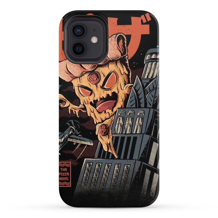 iPhone 12 StrongFit Pizza Kong by Ilustrata