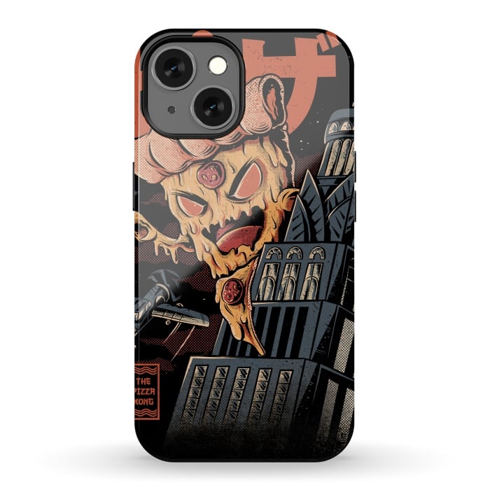 iPhone 13 StrongFit Pizza Kong by Ilustrata