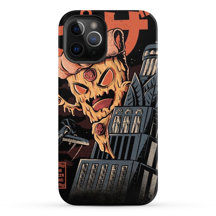 iPhone 12 Pro Max StrongFit Pizza Kong by Ilustrata
