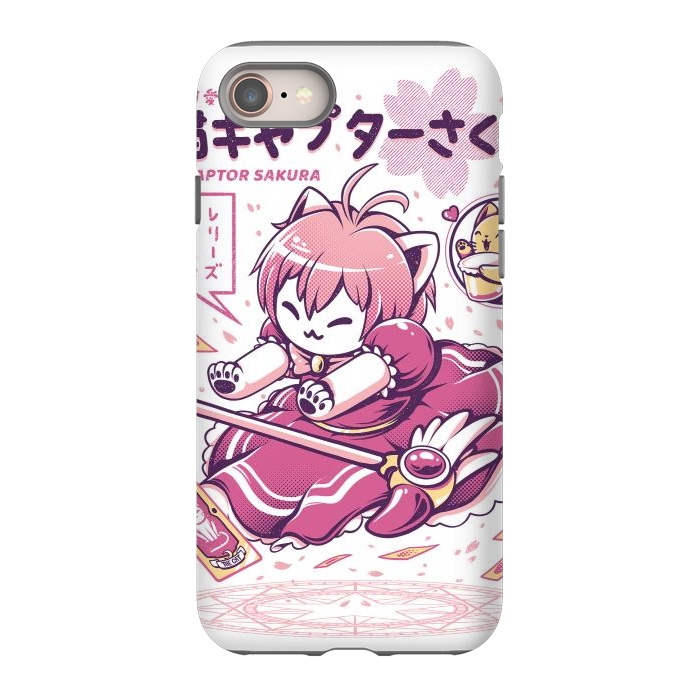 iPhone 8 StrongFit Catcaptor by Ilustrata