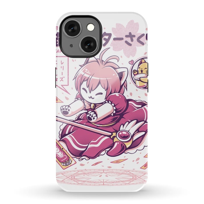 iPhone 13 StrongFit Catcaptor by Ilustrata