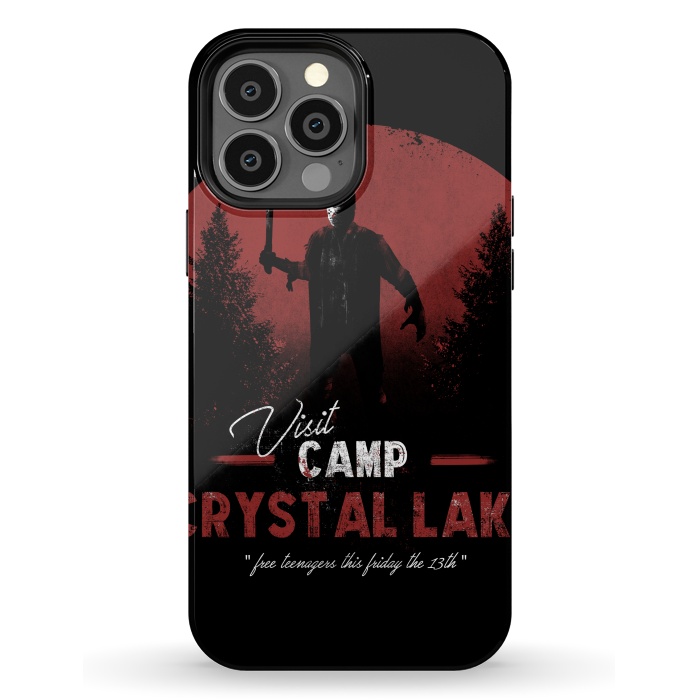 iPhone 13 Pro Max StrongFit Visit the Crystal Lake by Ilustrata