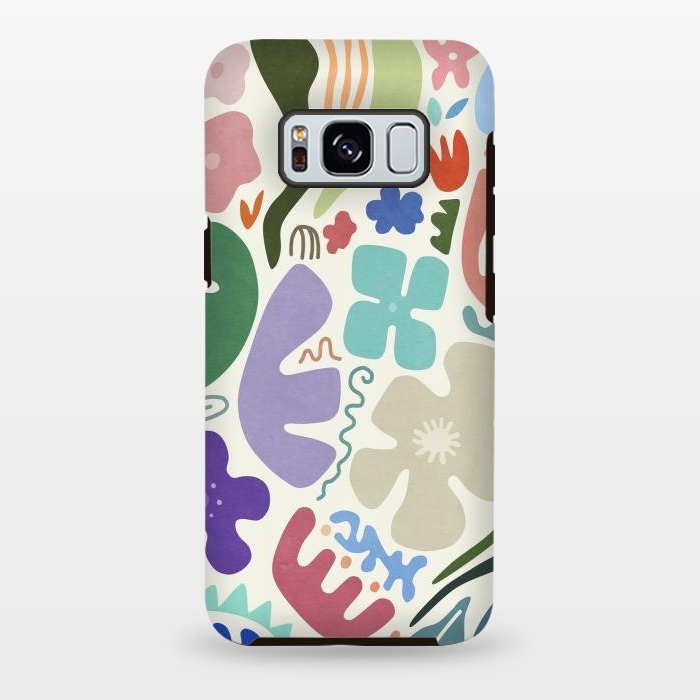 Galaxy S8 plus StrongFit Floral Shapes by amini54