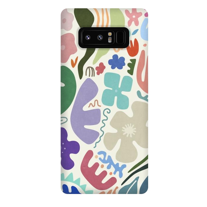 Galaxy Note 8 StrongFit Floral Shapes by amini54