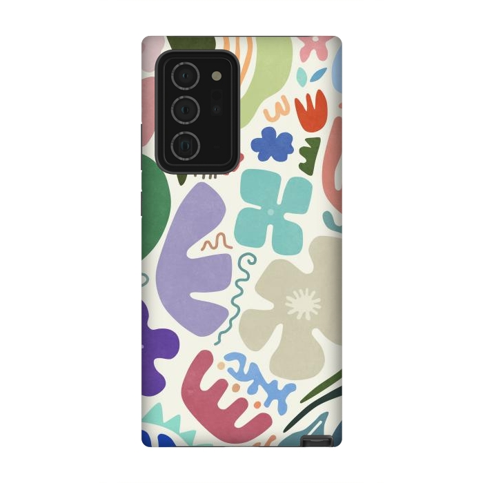 Galaxy Note 20 Ultra StrongFit Floral Shapes by amini54