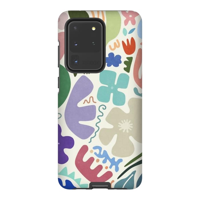 Galaxy S20 Ultra StrongFit Floral Shapes by amini54