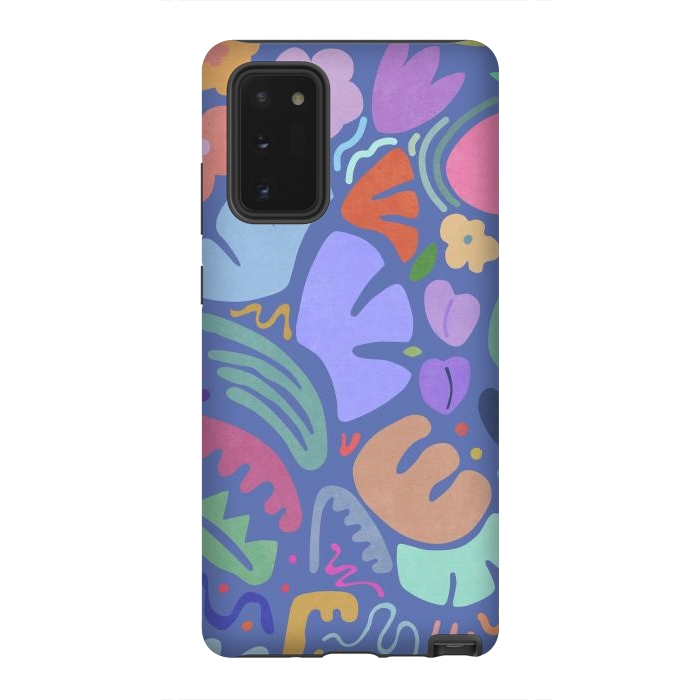 Galaxy Note 20 StrongFit Floral Shapes II by amini54