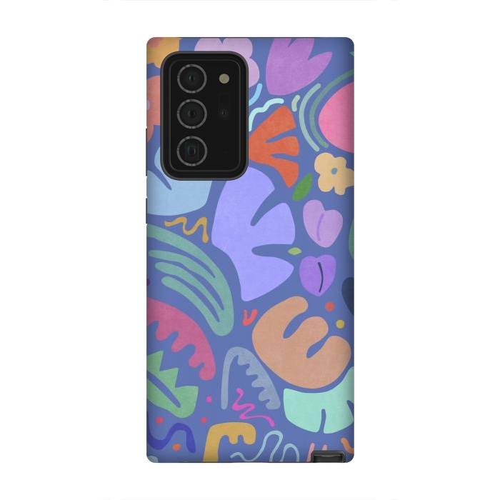 Galaxy Note 20 Ultra StrongFit Floral Shapes II by amini54