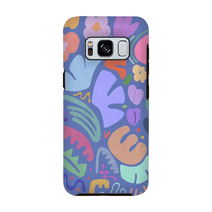 Galaxy S8 StrongFit Floral Shapes II by amini54