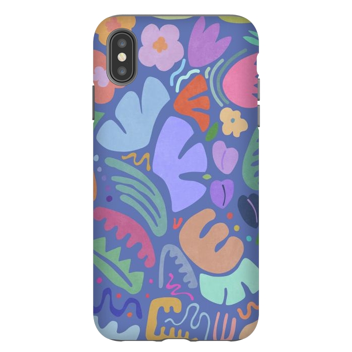 iPhone Xs Max StrongFit Floral Shapes II by amini54