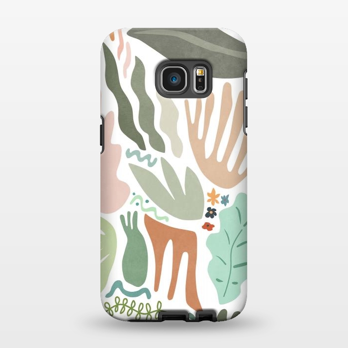 Galaxy S7 EDGE StrongFit Botanical Color by amini54