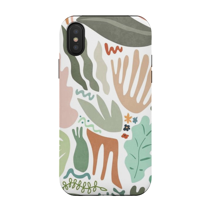 iPhone Xs / X StrongFit Botanical Color by amini54
