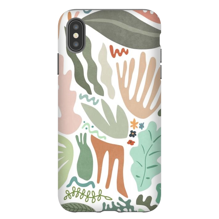 iPhone Xs Max StrongFit Botanical Color by amini54