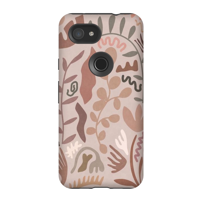 Pixel 3A StrongFit Blush Flora III by amini54