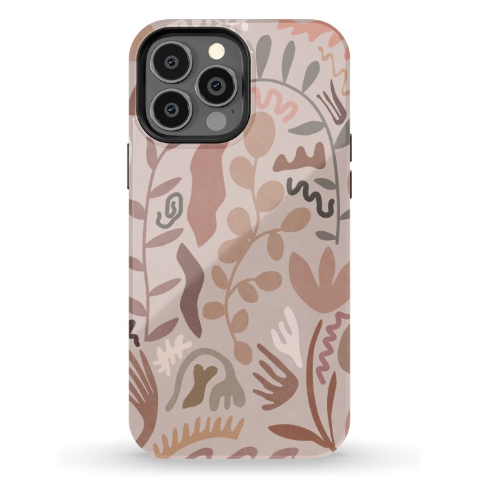 iPhone 13 Pro Max StrongFit Blush Flora III by amini54
