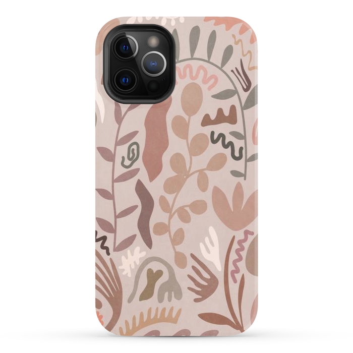 iPhone 12 Pro StrongFit Blush Flora III by amini54