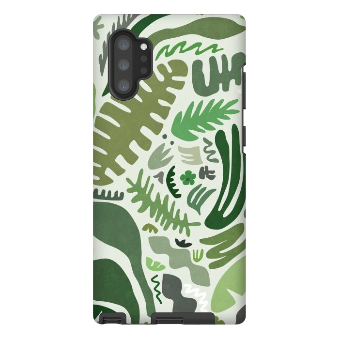 Galaxy Note 10 plus StrongFit Green Garden by amini54