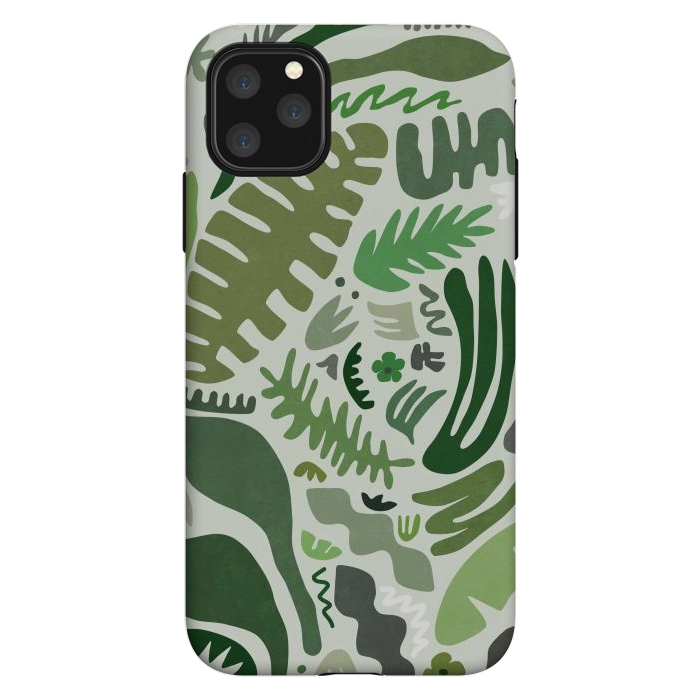 iPhone 11 Pro Max StrongFit Green Garden by amini54