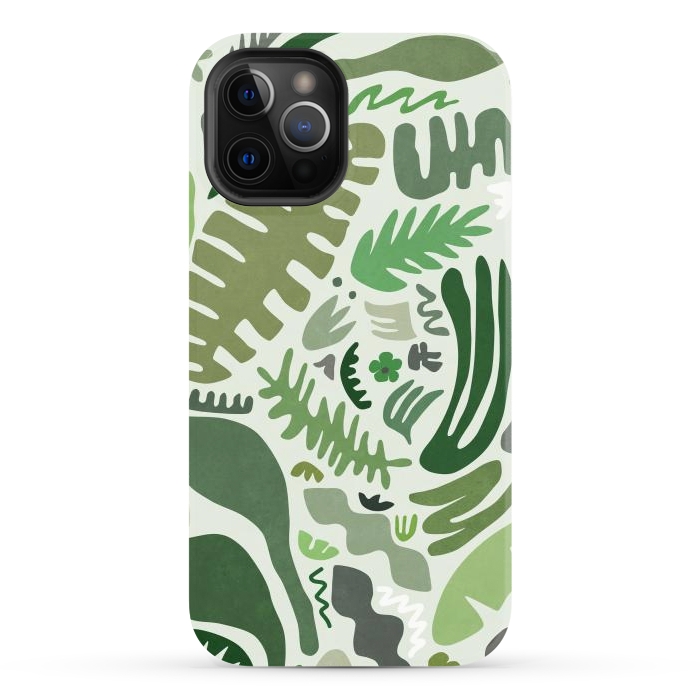iPhone 12 Pro Max StrongFit Green Garden by amini54