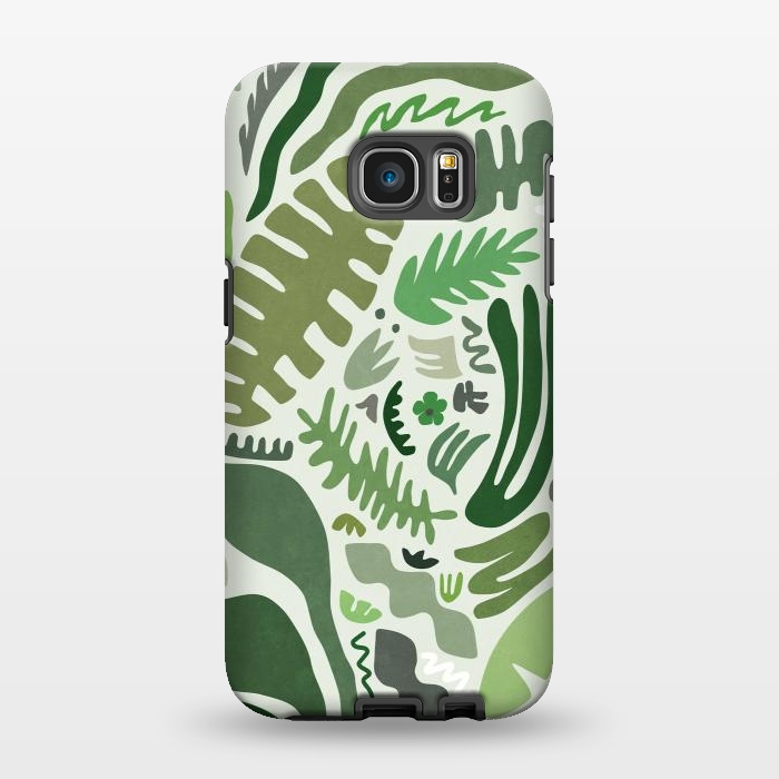 Galaxy S7 EDGE StrongFit Green Garden by amini54