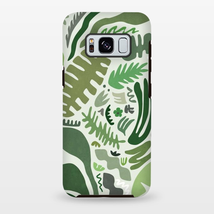 Galaxy S8 plus StrongFit Green Garden by amini54