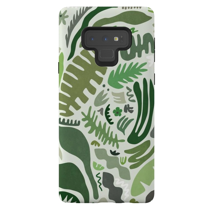 Galaxy Note 9 StrongFit Green Garden by amini54