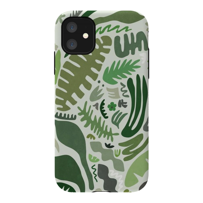 iPhone 11 StrongFit Green Garden by amini54